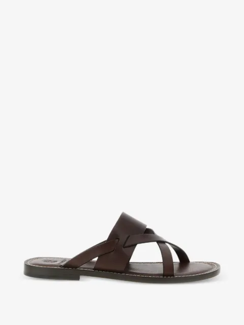 Brunello Cucinelli sandalias con tiras cruzadas