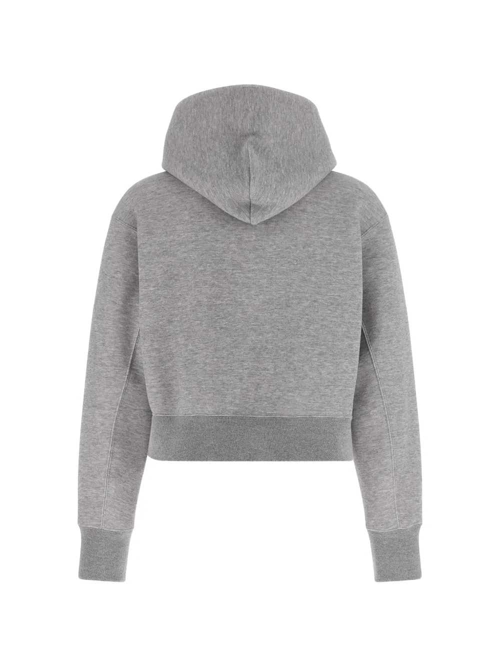  Sacai Sponge Cropped Hoodie - Grey 