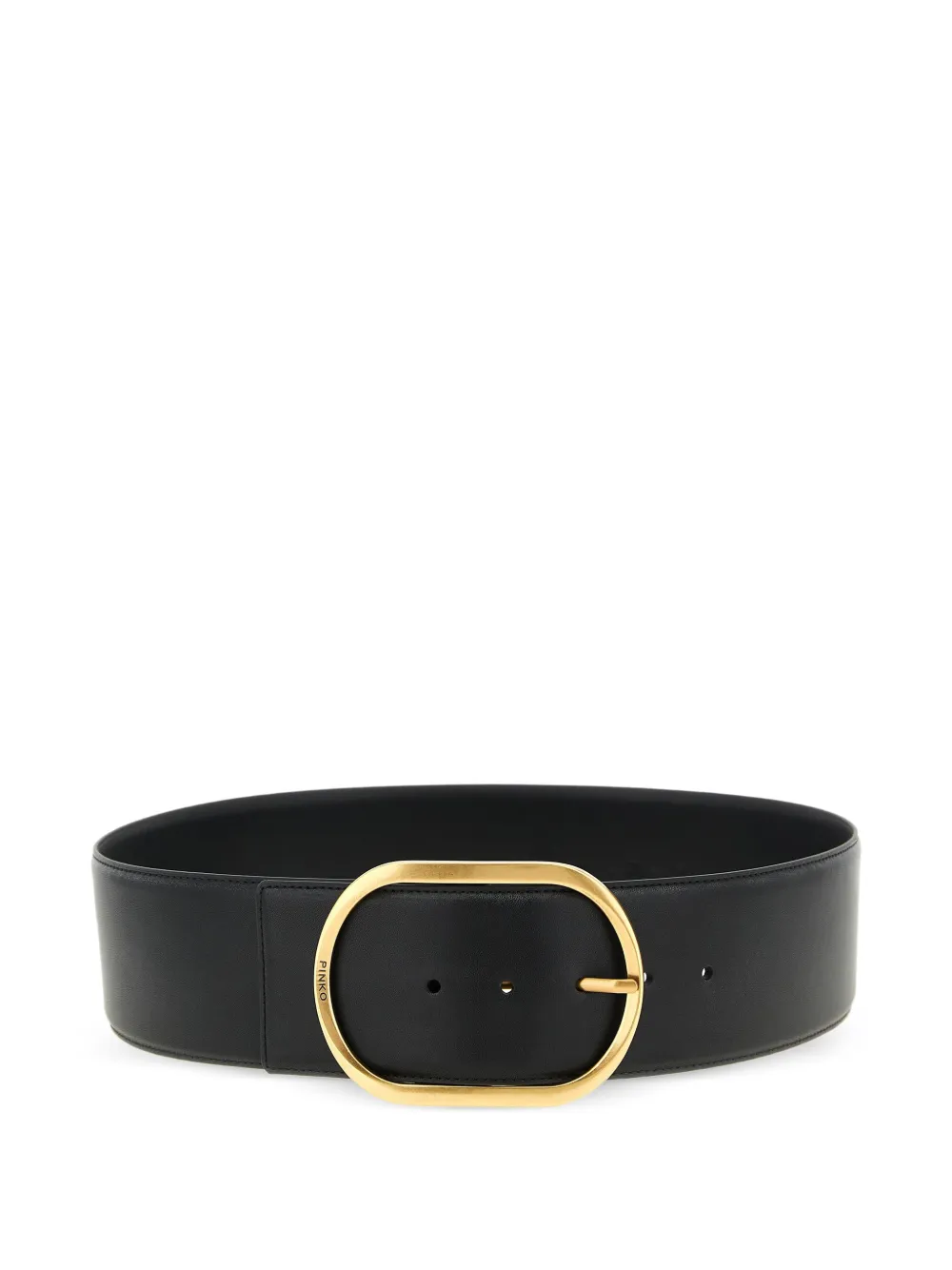 PINKO buckled leather belt - Nero