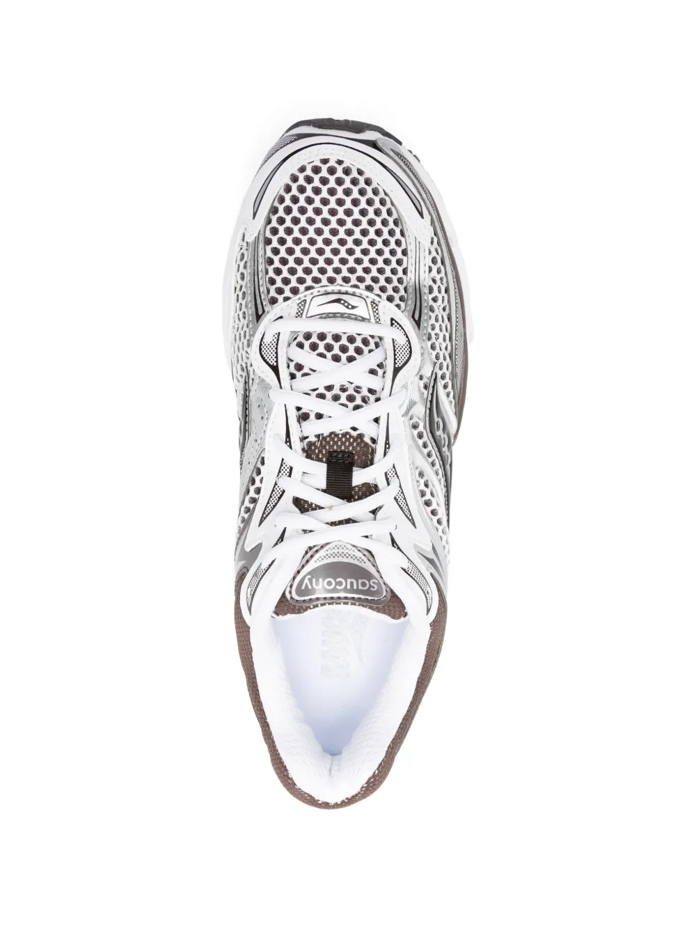 Saucony Progrid Omni 9 perforated sneakers Wit