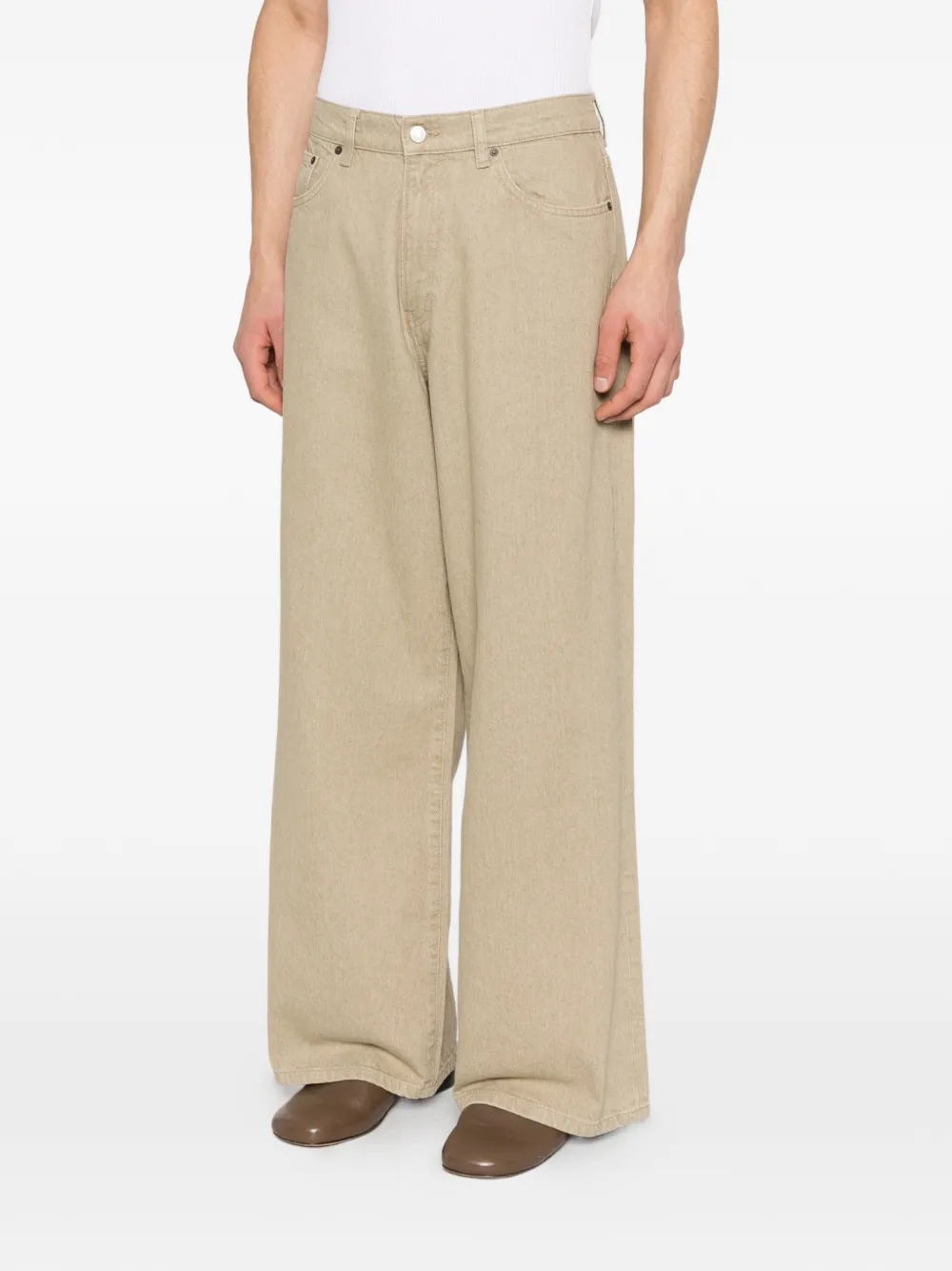  Jeanerica Five-pocket Straight Jeans - Neutrals 