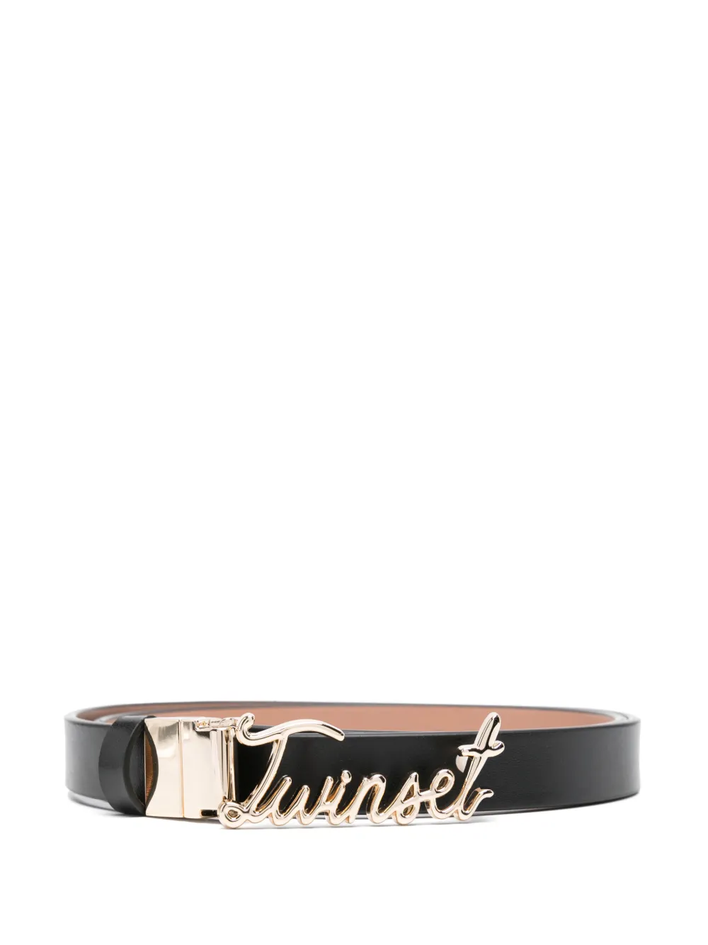 TWINSET logo-detail belt - Nero