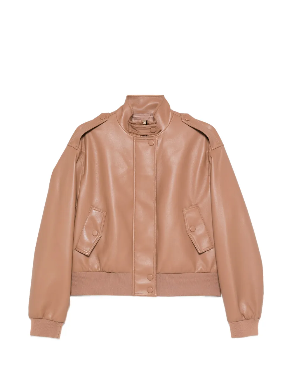 TWINSET buttoned bomber jacket - Toni neutri