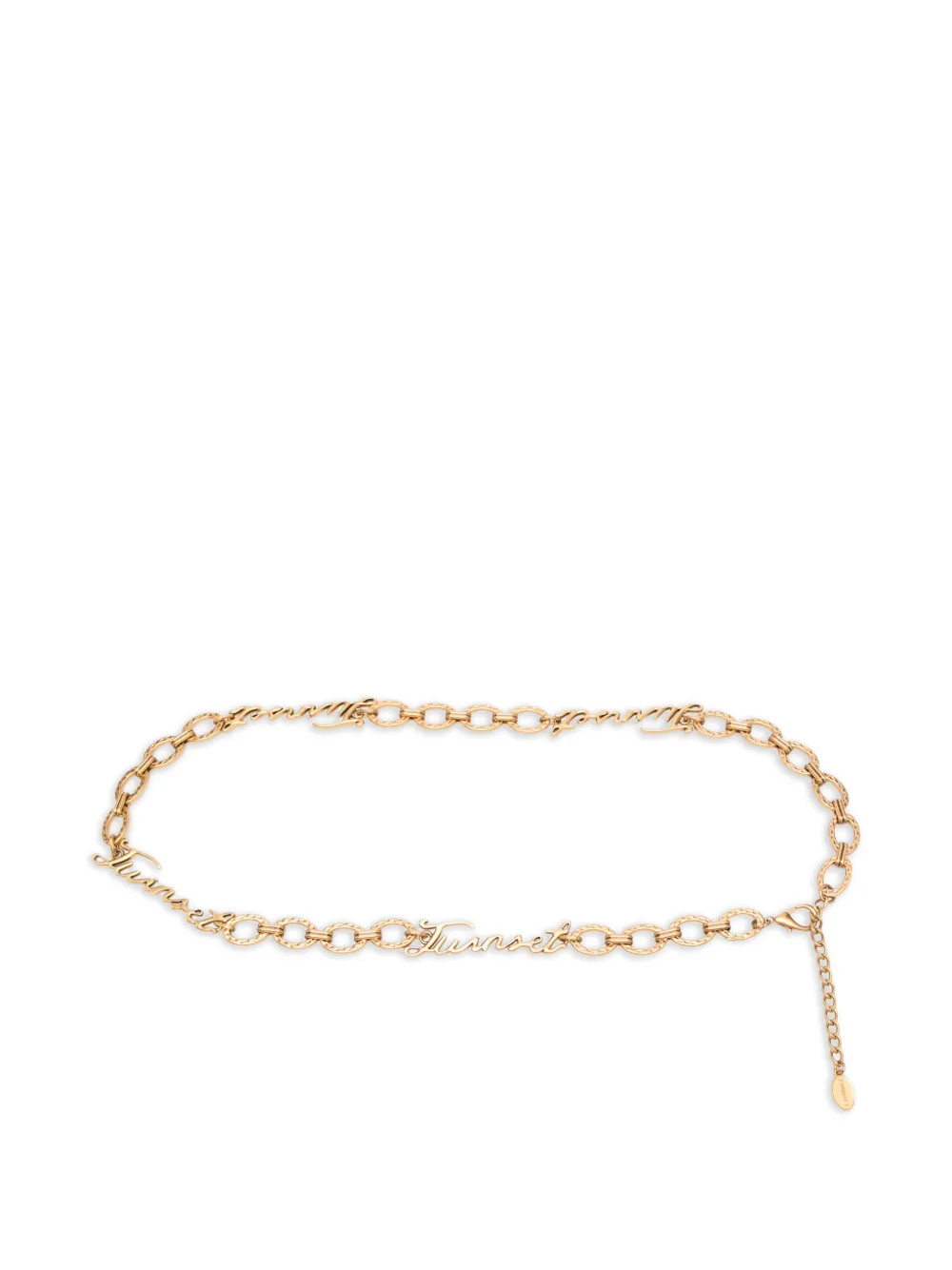 TWINSET chain lettering belt - Oro