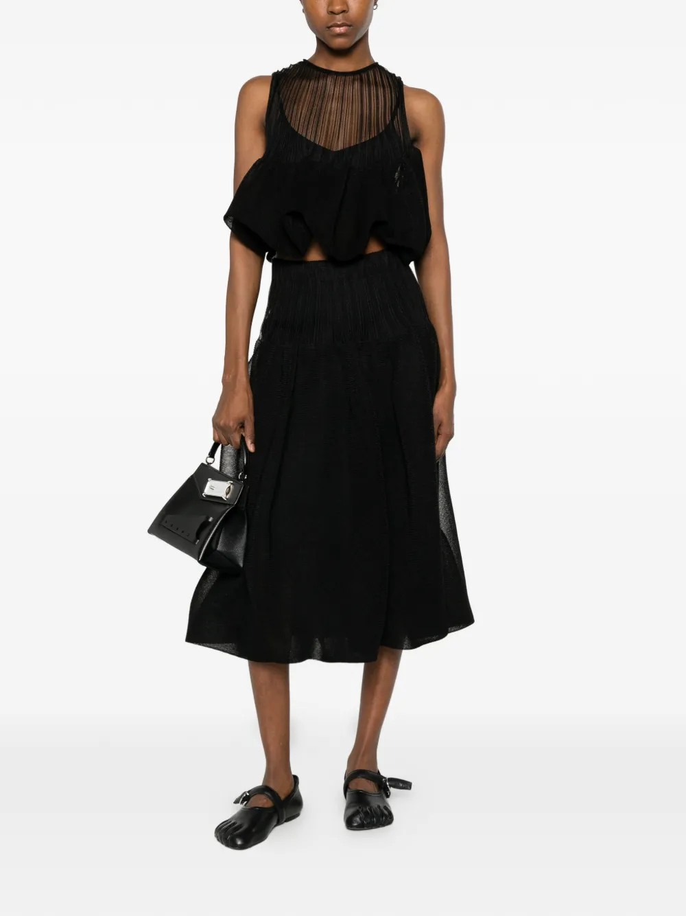 CFCL 플리츠 민소매 탑 | 블라우스