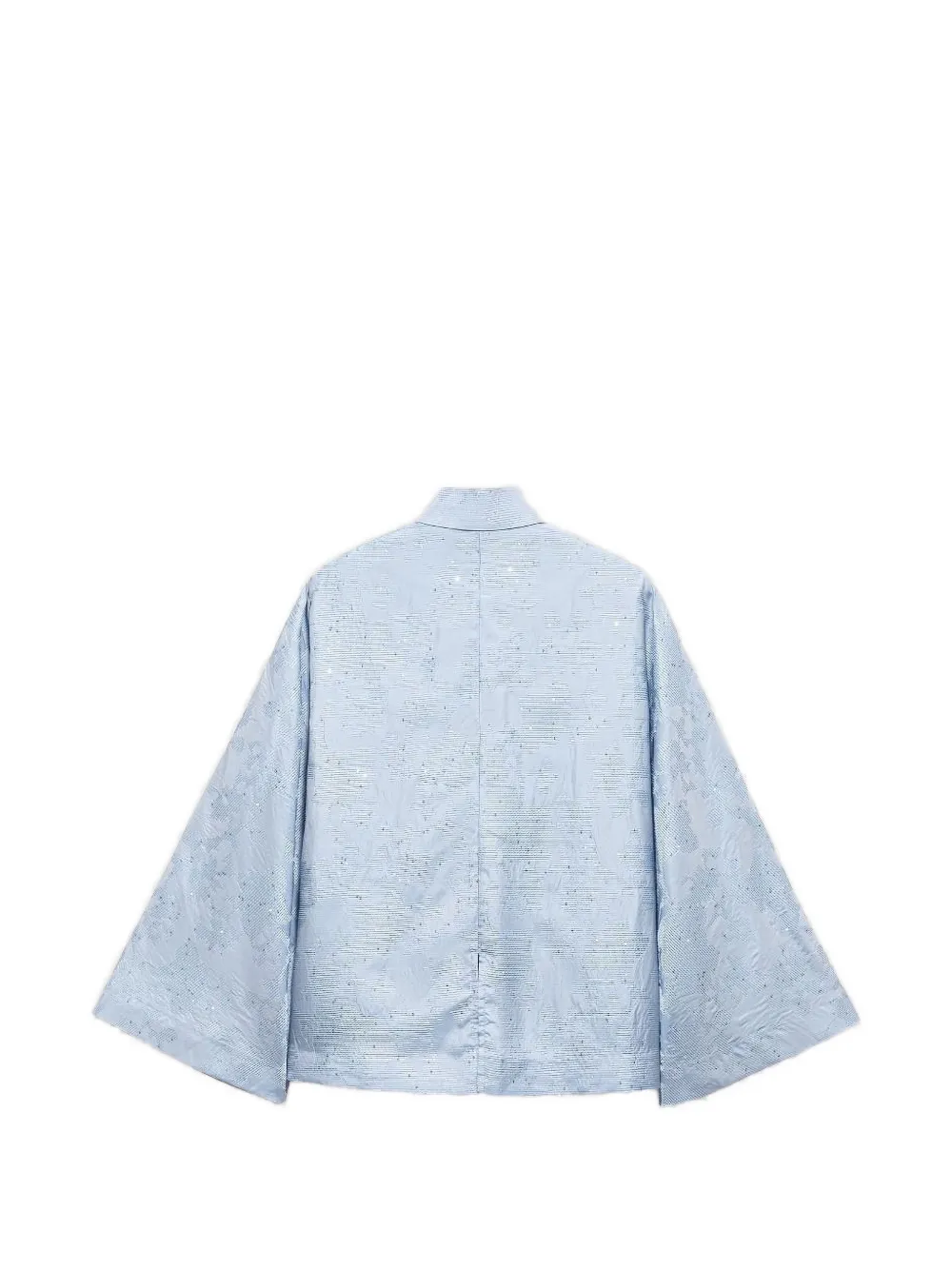  Shanghai Tang Sequin Embellished Kimono Jacket - Blue 