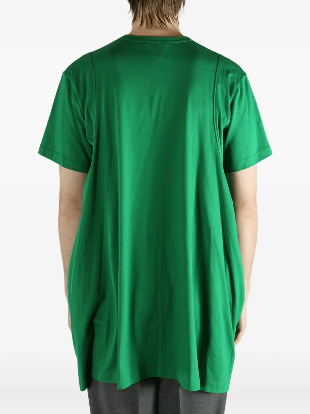 Comme des Garçons Homme Plus T-shirt met uitgesneden details Groen
