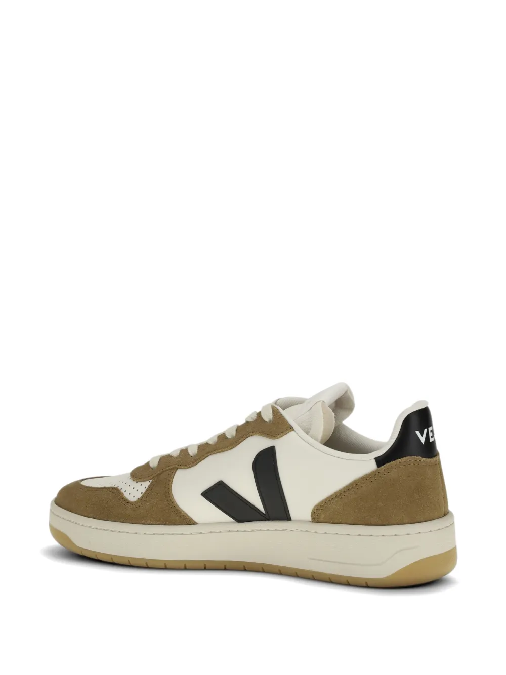 VEJA V-10 sneakers met logopatch Beige