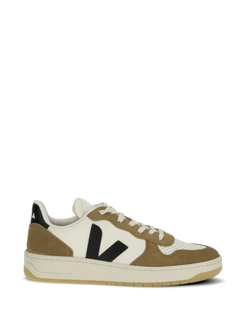 VEJA V-10 logo-patch sneakers
