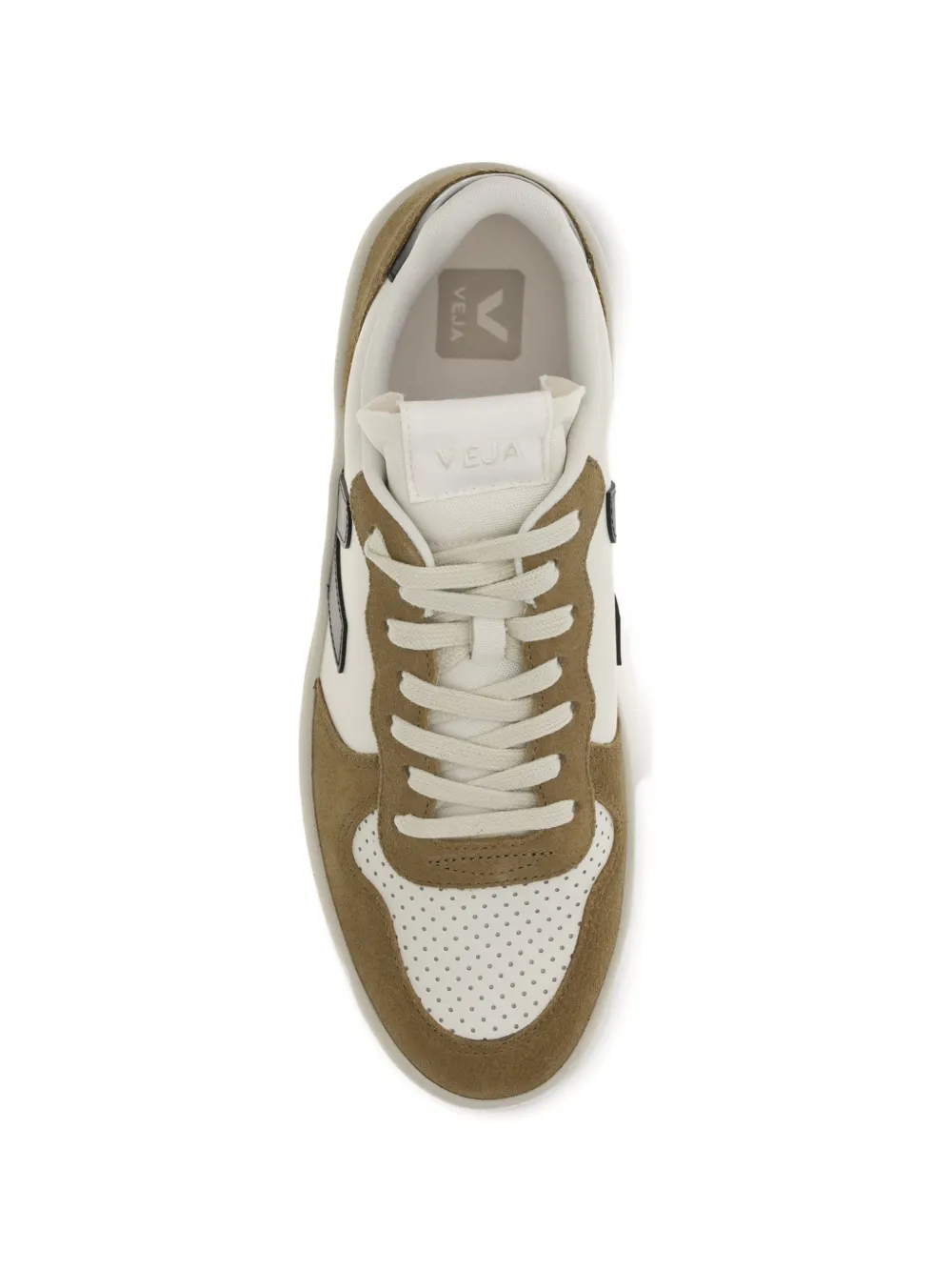 VEJA V-10 sneakers met logopatch Beige