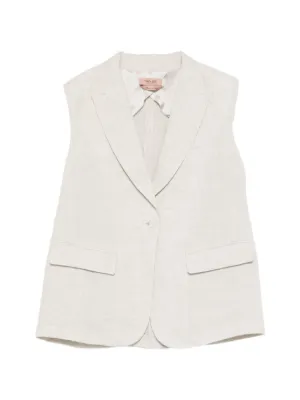 Sacai ジップ ジレ | ニュートラル | FARFETCH JP