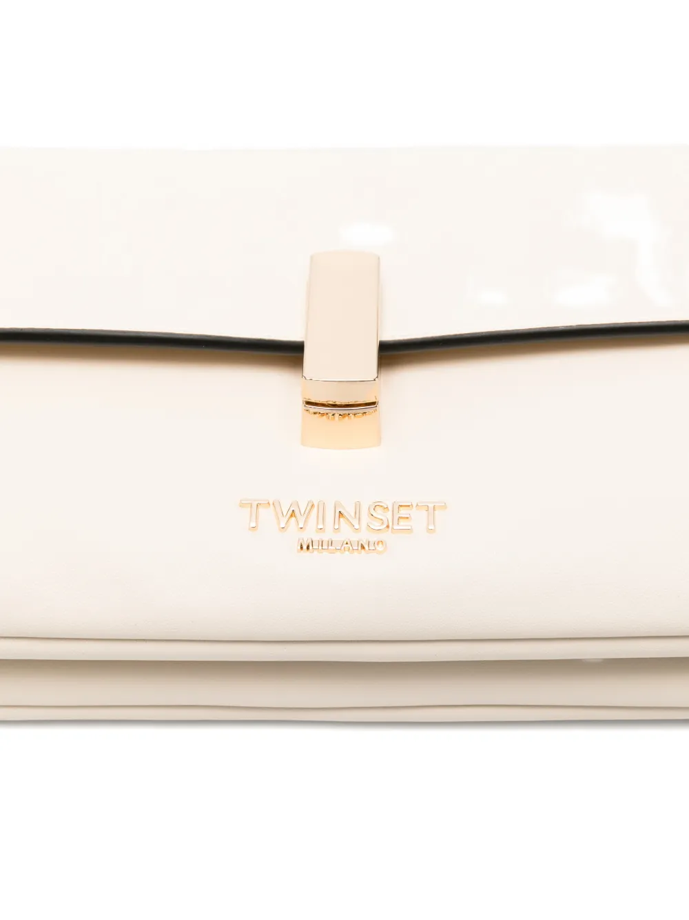  Twinset Gold-tone-hardware Clutch Bag - Neutrals 