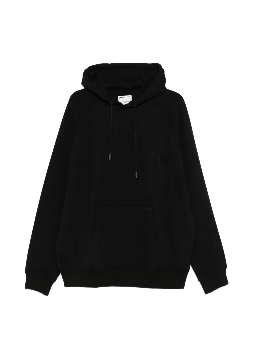 Wooyoungmi logo patch hoodie - Nero