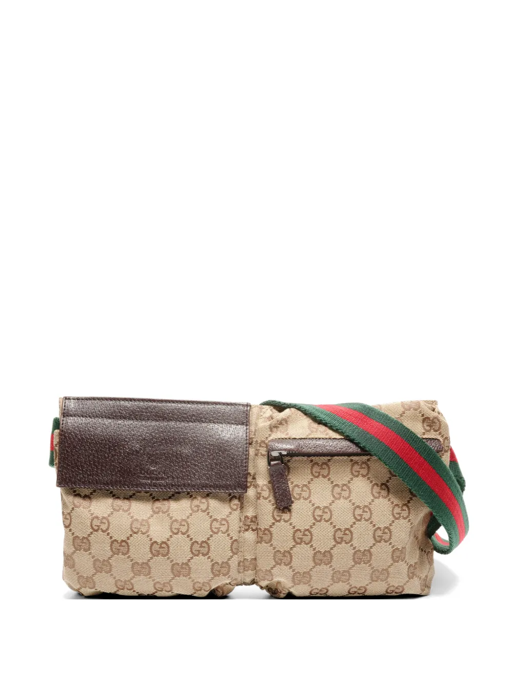 Gucci Pre-Owned 2000s GUCCI GG Canvas belt bag - Toni neutri