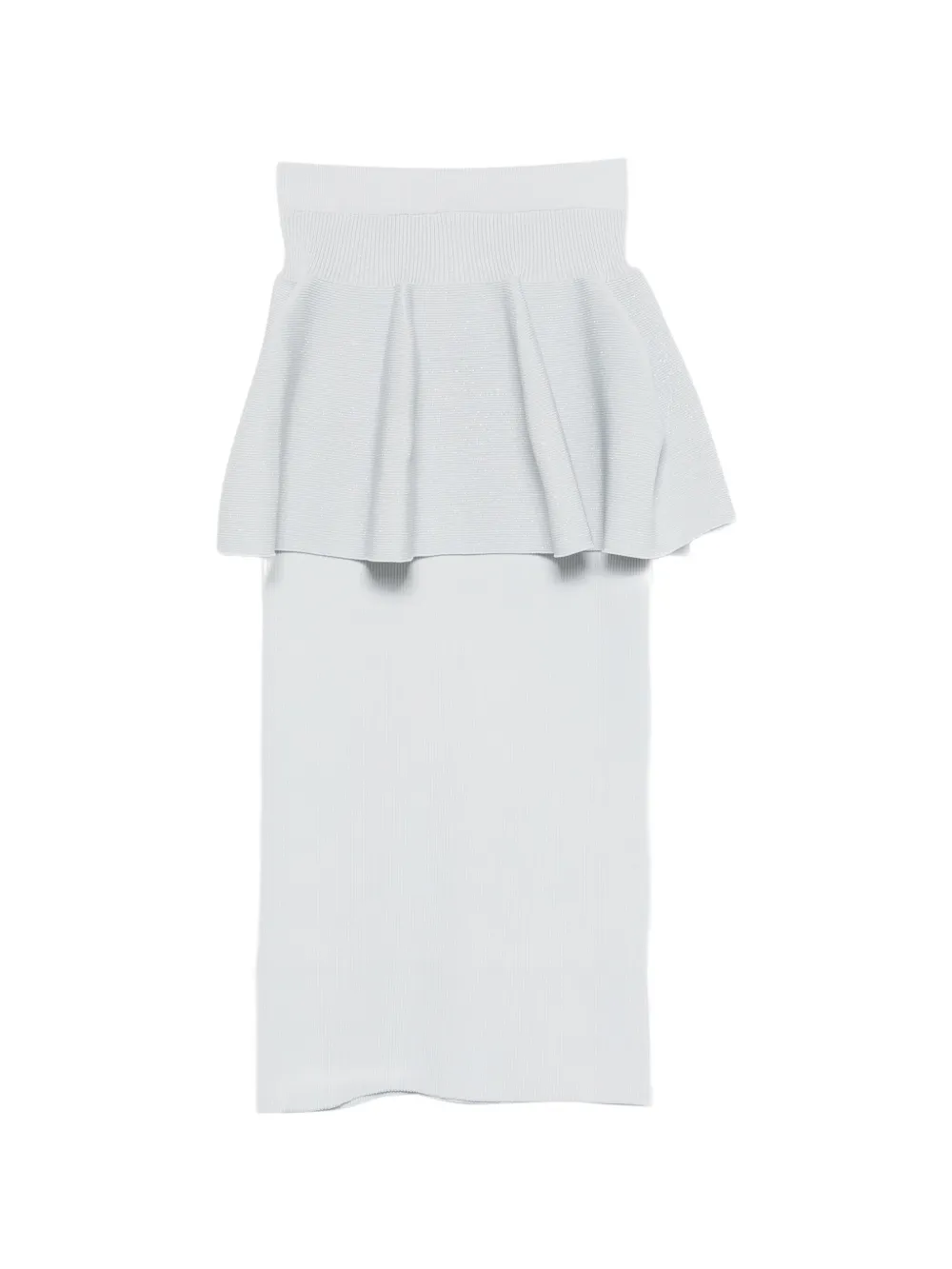 CFCL Pottery glitter layered skirt - Blu