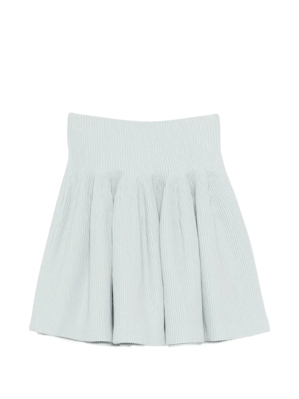 CFCL Hypha glitter pleated mini skirt - Blu