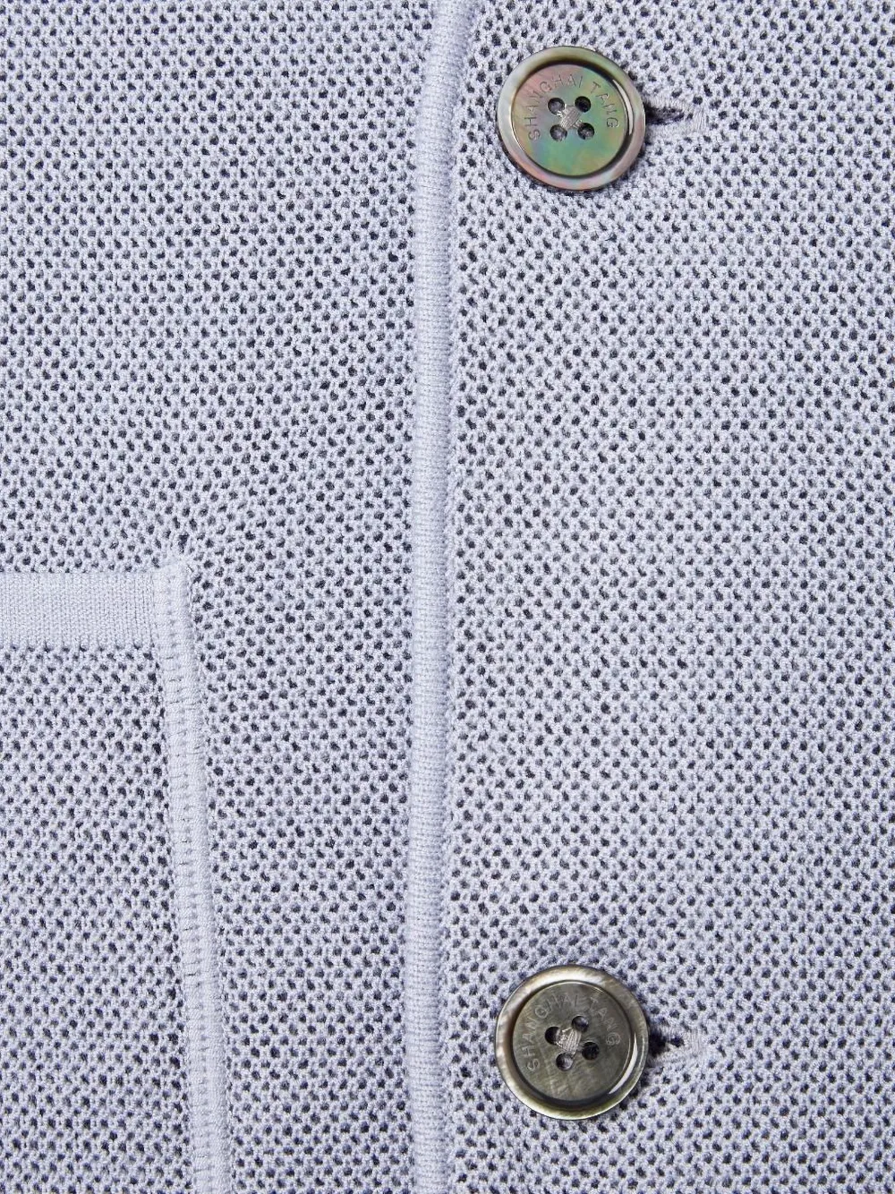 Shanghai Tang Blazer met opgestikte zak Blauw