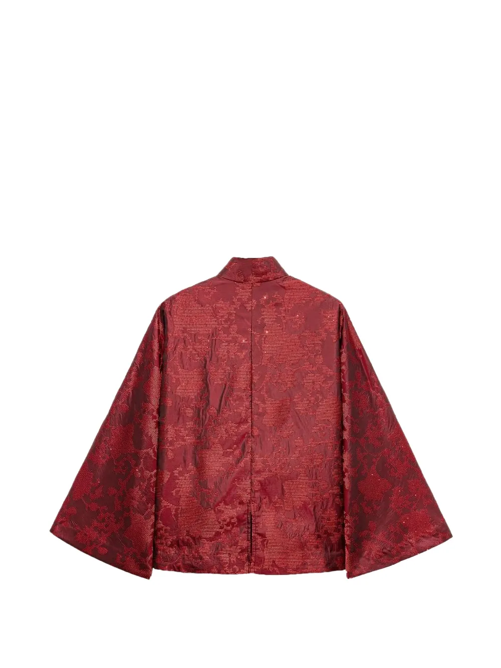  Shanghai Tang Patterned Button Jacket - Red 