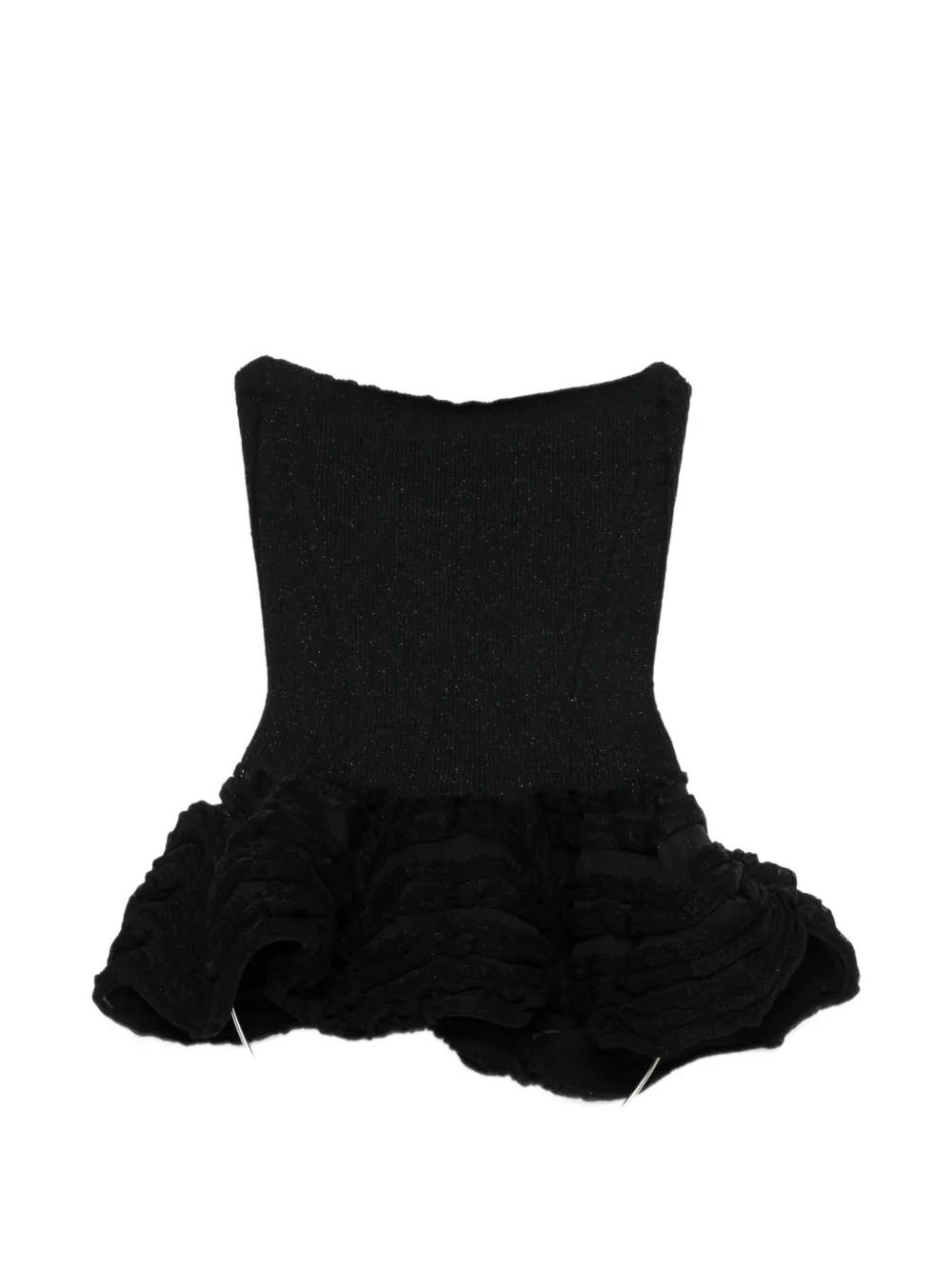 Cfcl Ruffled Top In Black