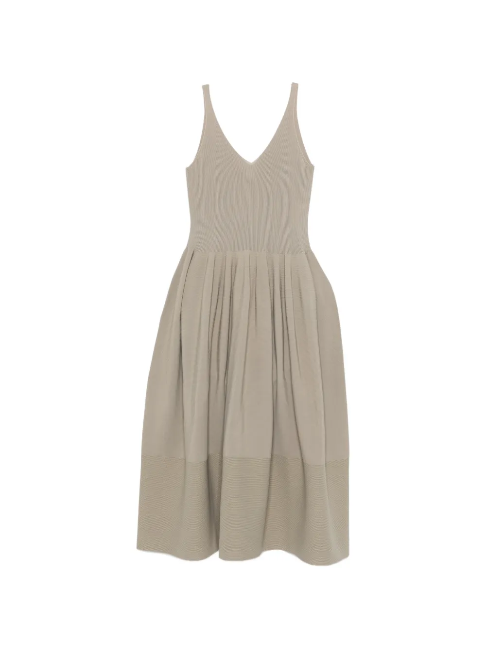 Cfcl Rivulet V-neck Sleeveless Dress In Neutral