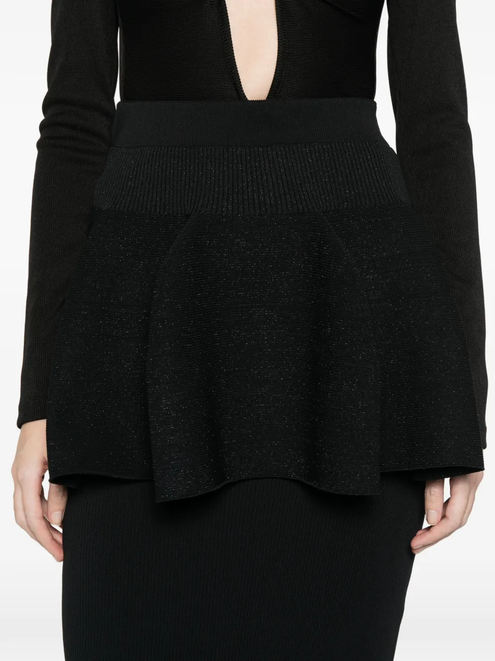 Pottery Glitter Layered Skirt
