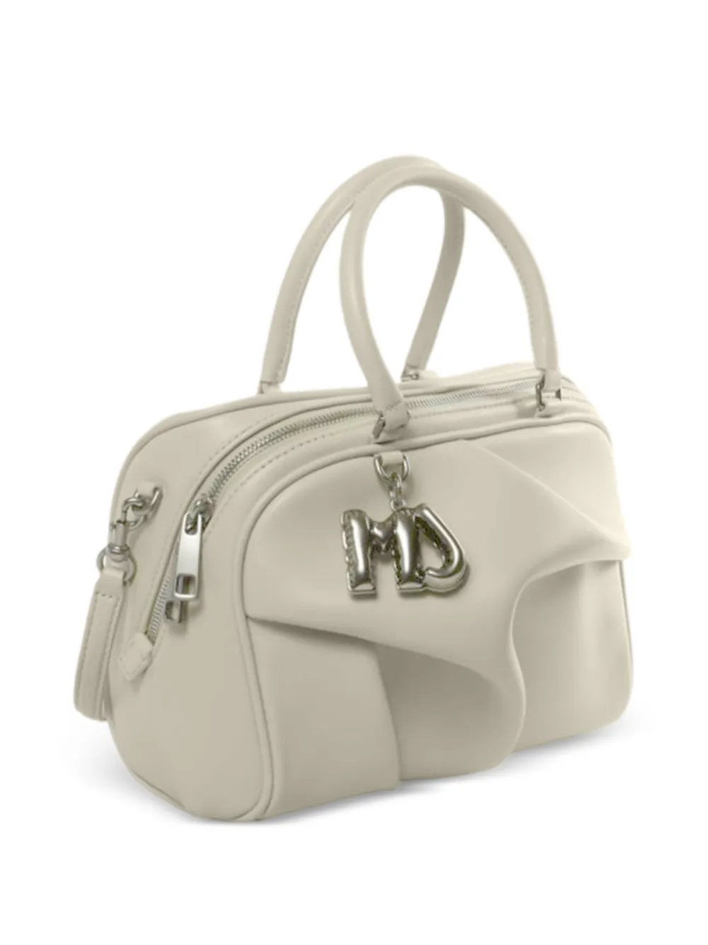 Marc Jacobs Kleine Wave shopper met handgreep Beige