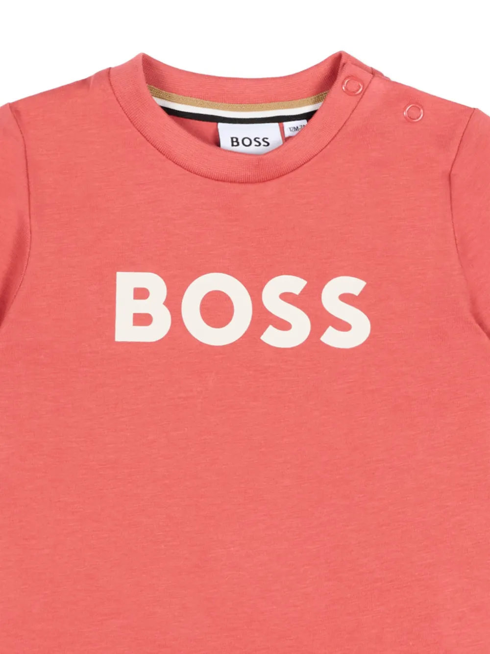 BOSS Kidswear T-shirt Oranje