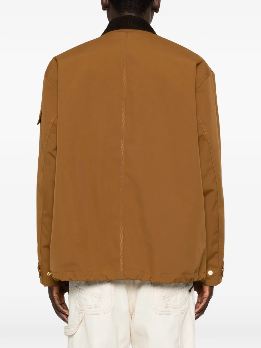Carhartt WIP Clapton jack met ribfluwelen kraag en zak Bruin