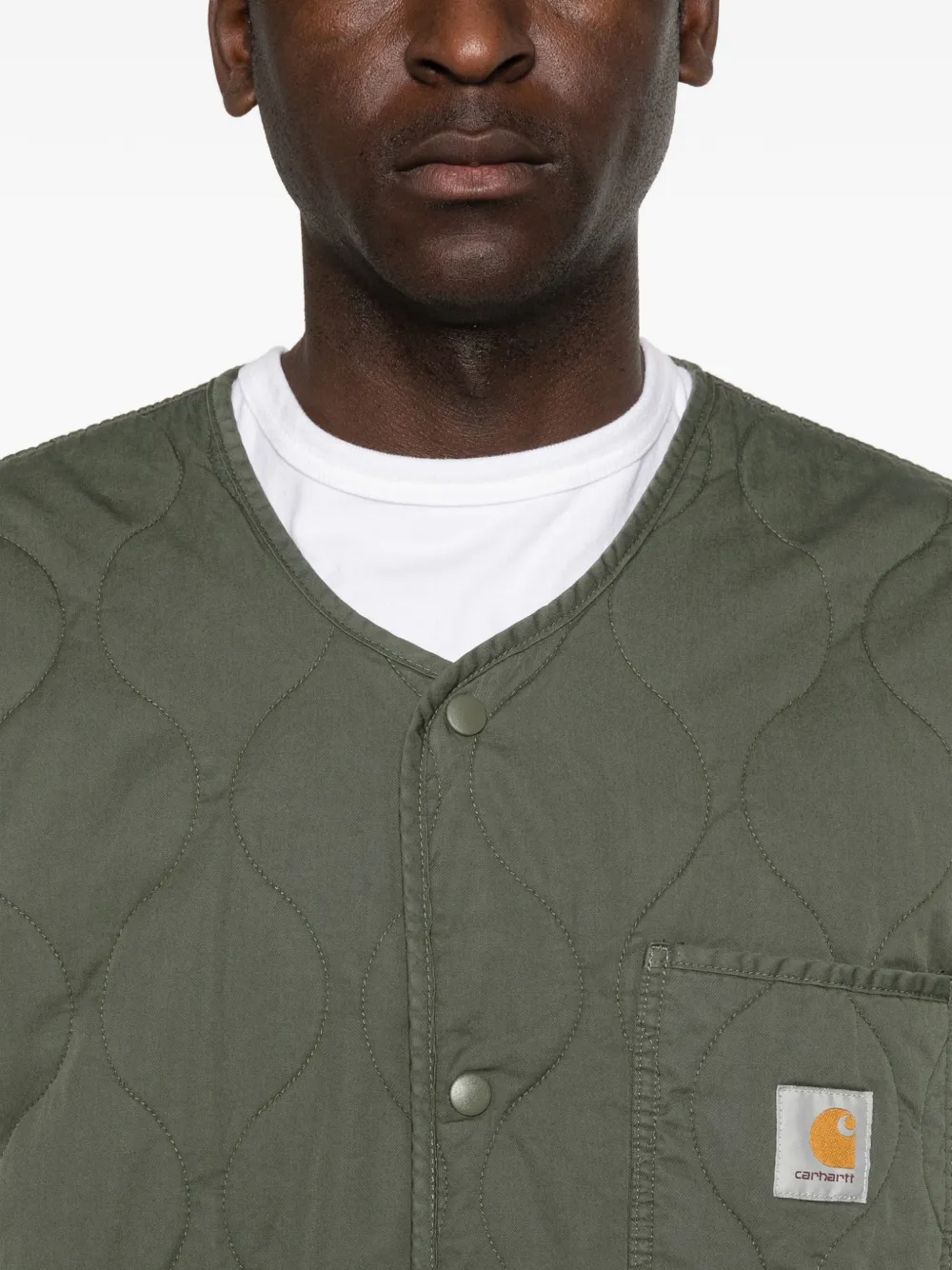 Carhartt WIP Skyton Liner gewatteerd jack met zak Groen