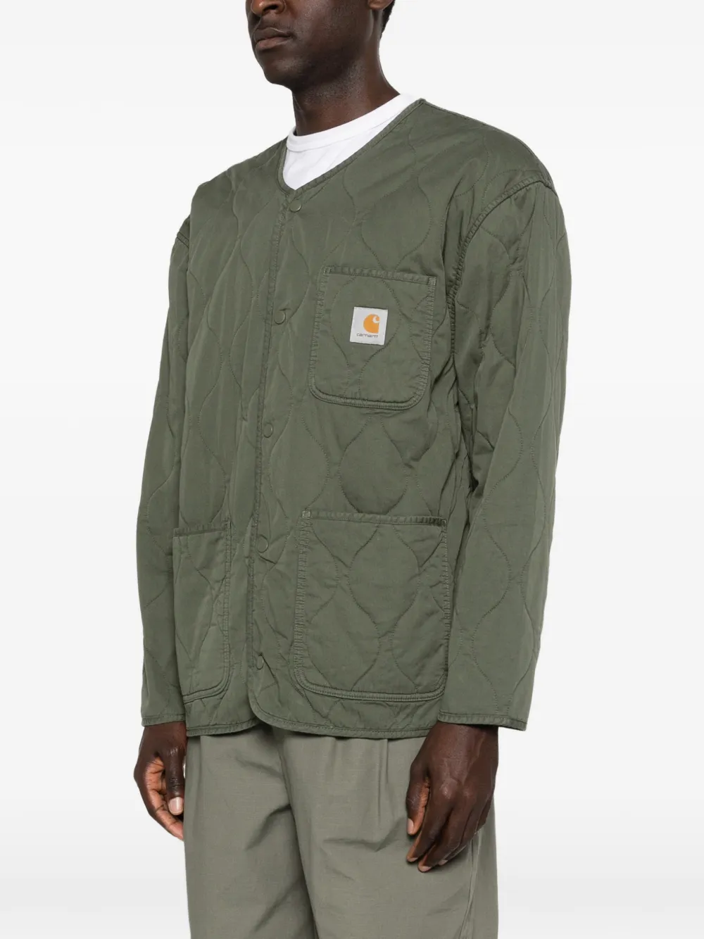 Carhartt WIP Skyton Liner gewatteerd jack met zak Groen