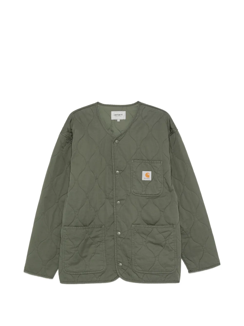 Carhartt WIP Skyton Liner quilted pocket jacket - Verde