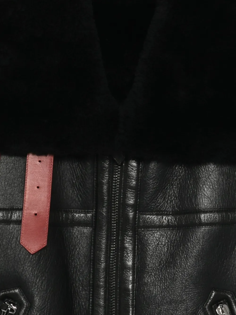  Bally Veste Crop à Taille Ceinturée - Noir 