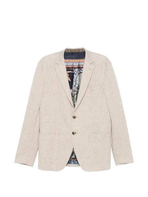 ETRO checked two-button blazer