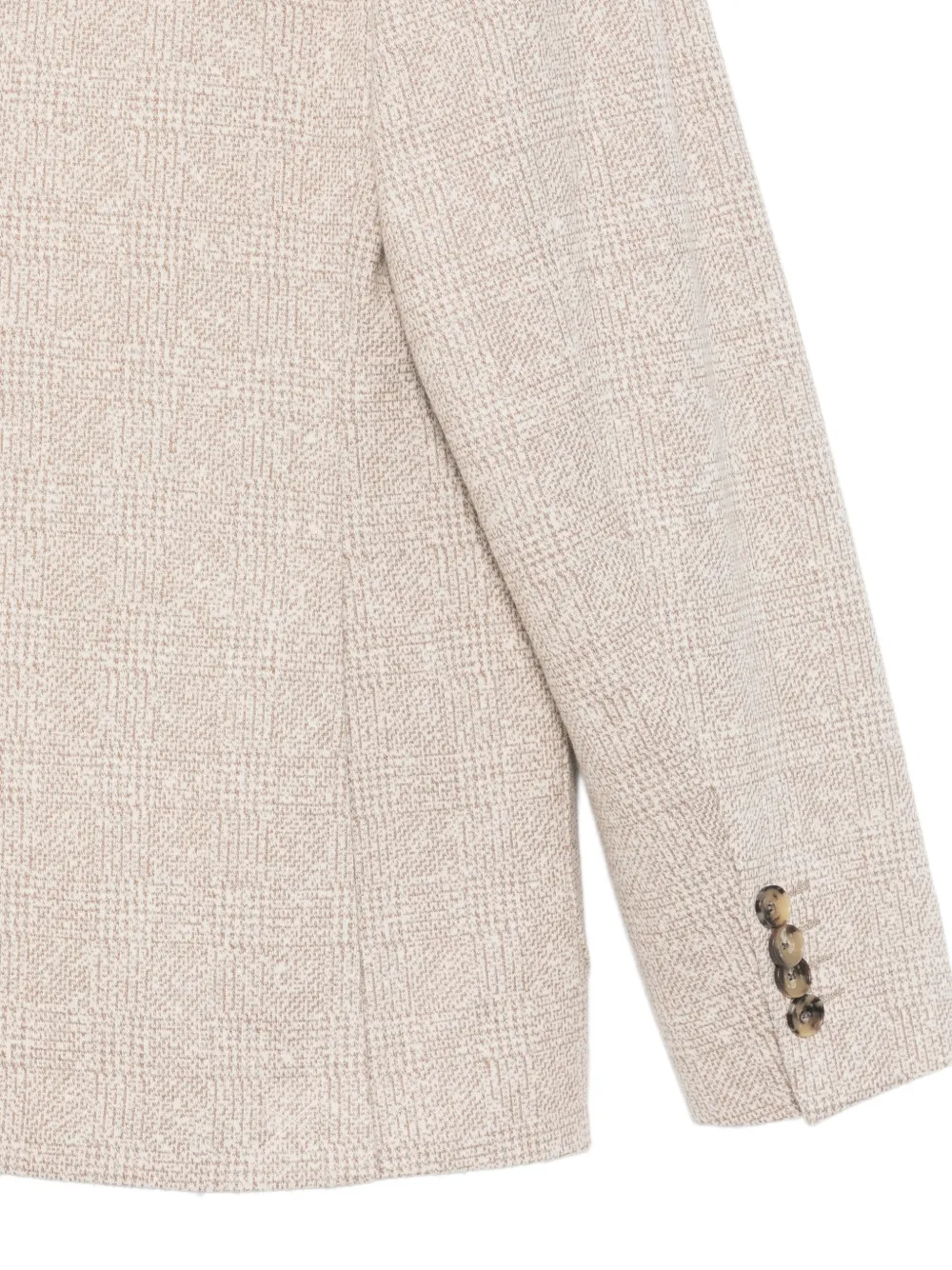 ETRO Geruite blazer met twee knopen Beige