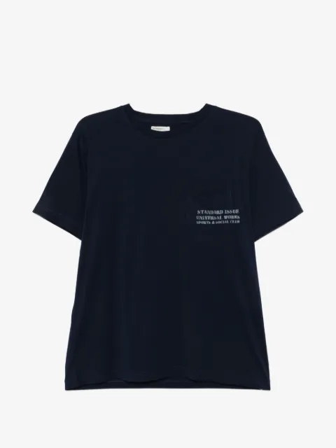 Universal Works logo-detail T-shirt