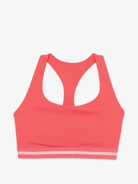 Calvin Klein racerback striped performance top