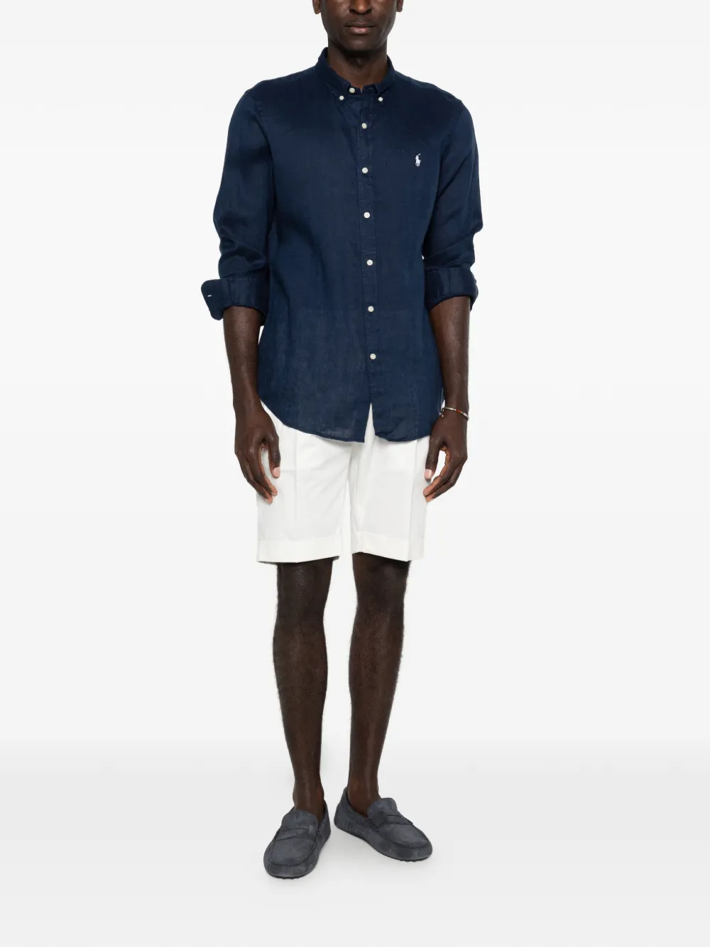 Polo Ralph Lauren Polo Pony linnen overhemd Blauw