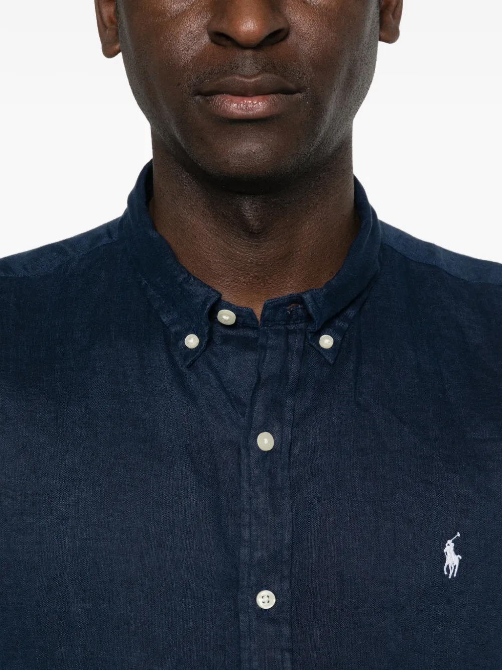 Polo Ralph Lauren Polo Pony linnen overhemd Blauw