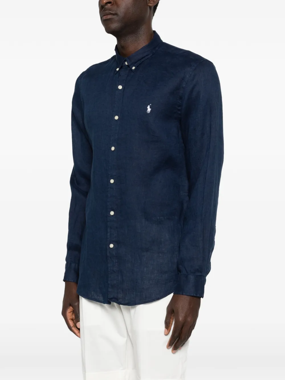 Polo Ralph Lauren Polo Pony linnen overhemd Blauw