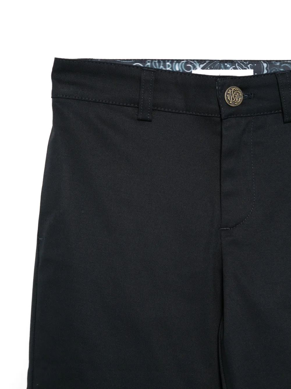  Roberto Cavalli Junior Logo-button Trousers - Blue 