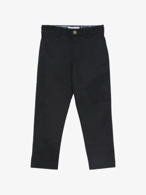 Roberto Cavalli Junior logo-button trousers