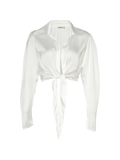 PARAMIDONNA camisa de playa con perlas