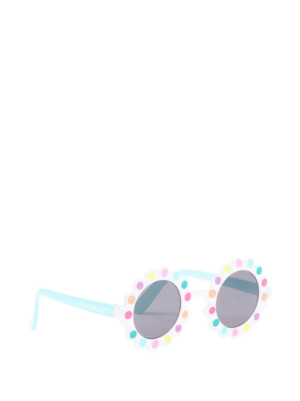 Polka-Dot Flower-Shape-Frame Sunglasses