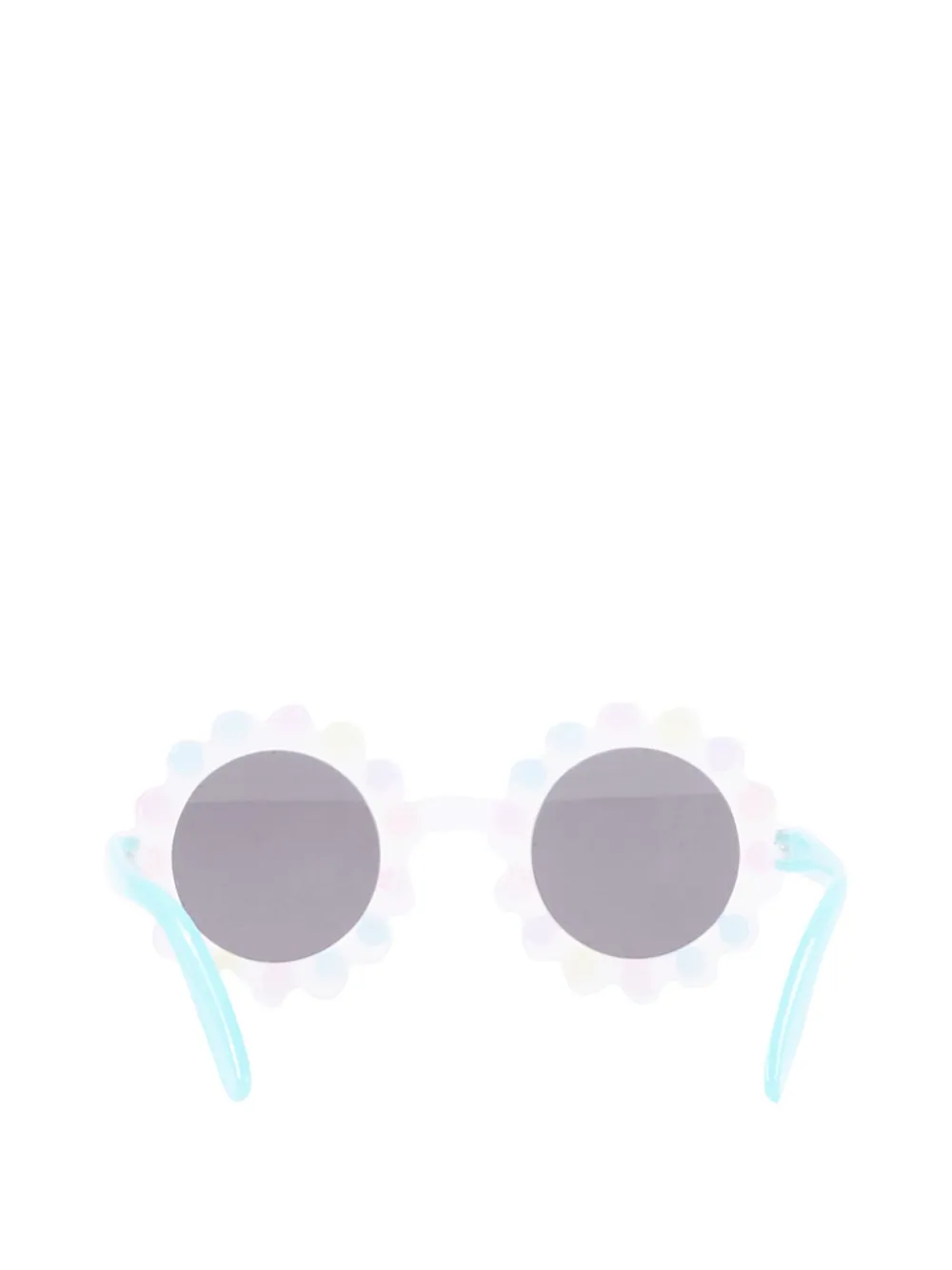 Polka-Dot Flower-Shape-Frame Sunglasses