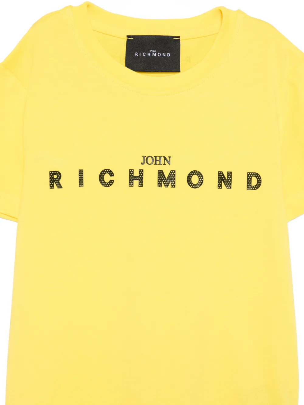  John Richmond Junior Logo-detail T-shirt - Yellow 