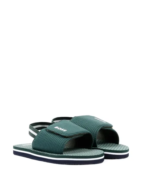 BOSS Kidswear sandalias con logo