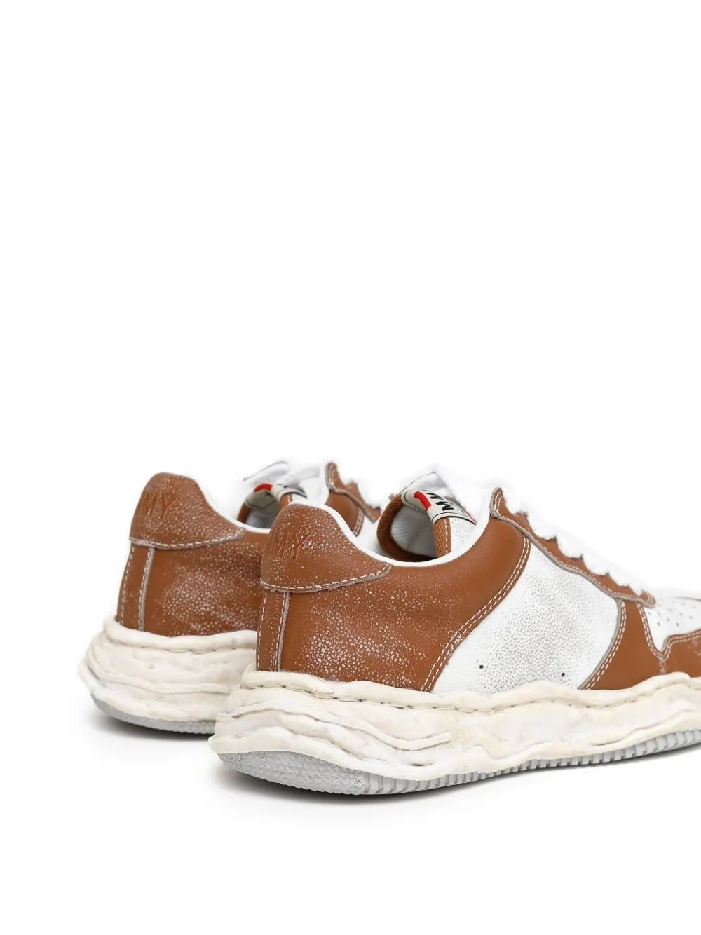 Maison MIHARA YASUHIRO panelled lace-up sneakers Bruin