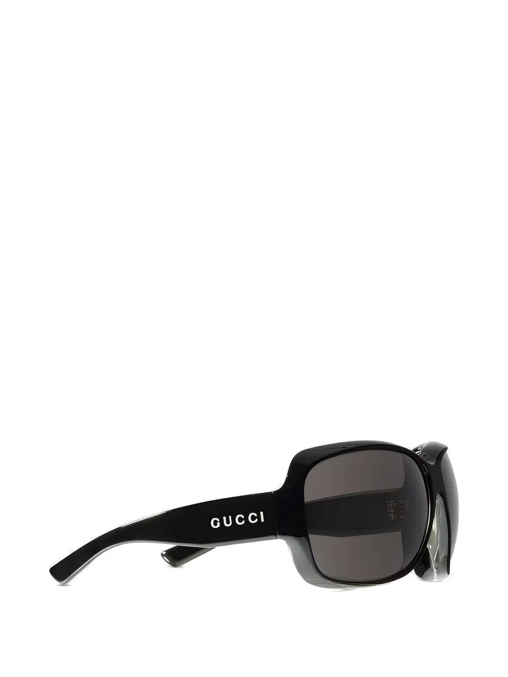  Gucci Eyewear Square-frame Logo Sunglasses - Black 