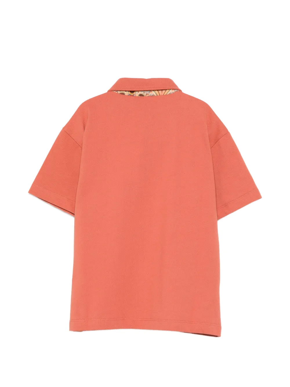 ETRO KIDS Poloshirt met logopatch Oranje