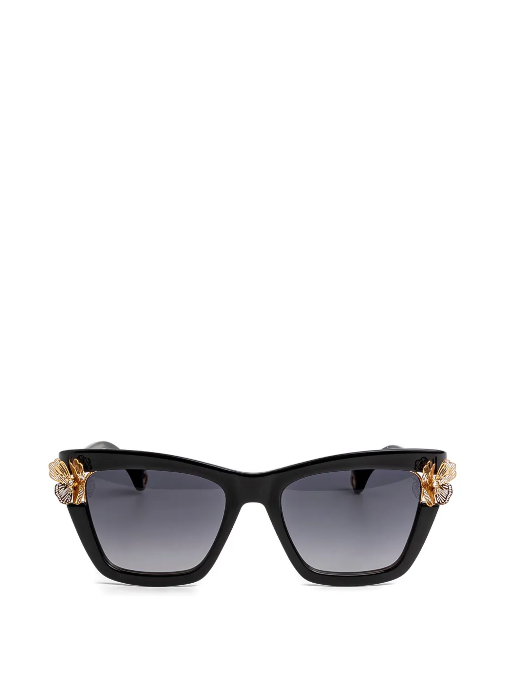 Carolina Herrera floral cat-eye sunglasses - Nero